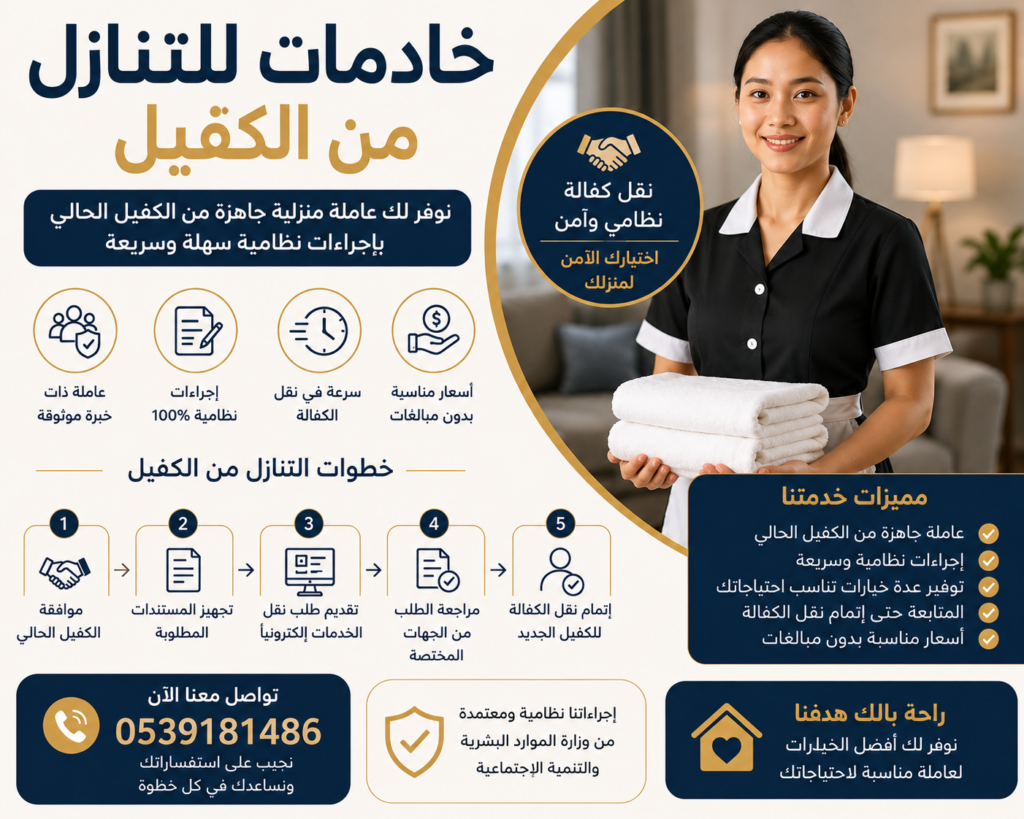 خادمات للتنازل